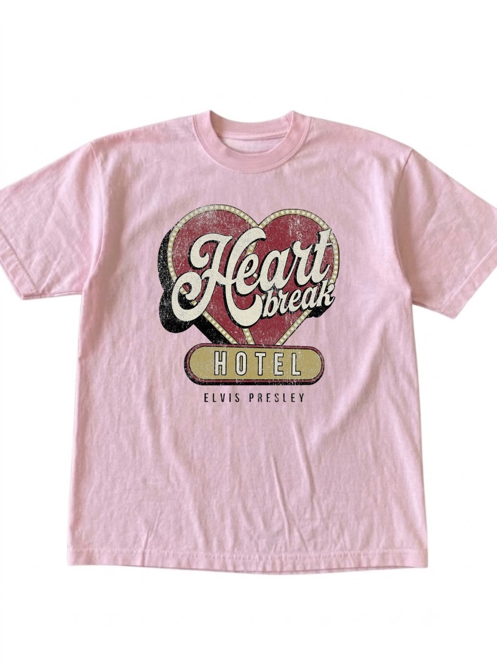 Gildan Heartbreak Hotel Pink Graphic Tee